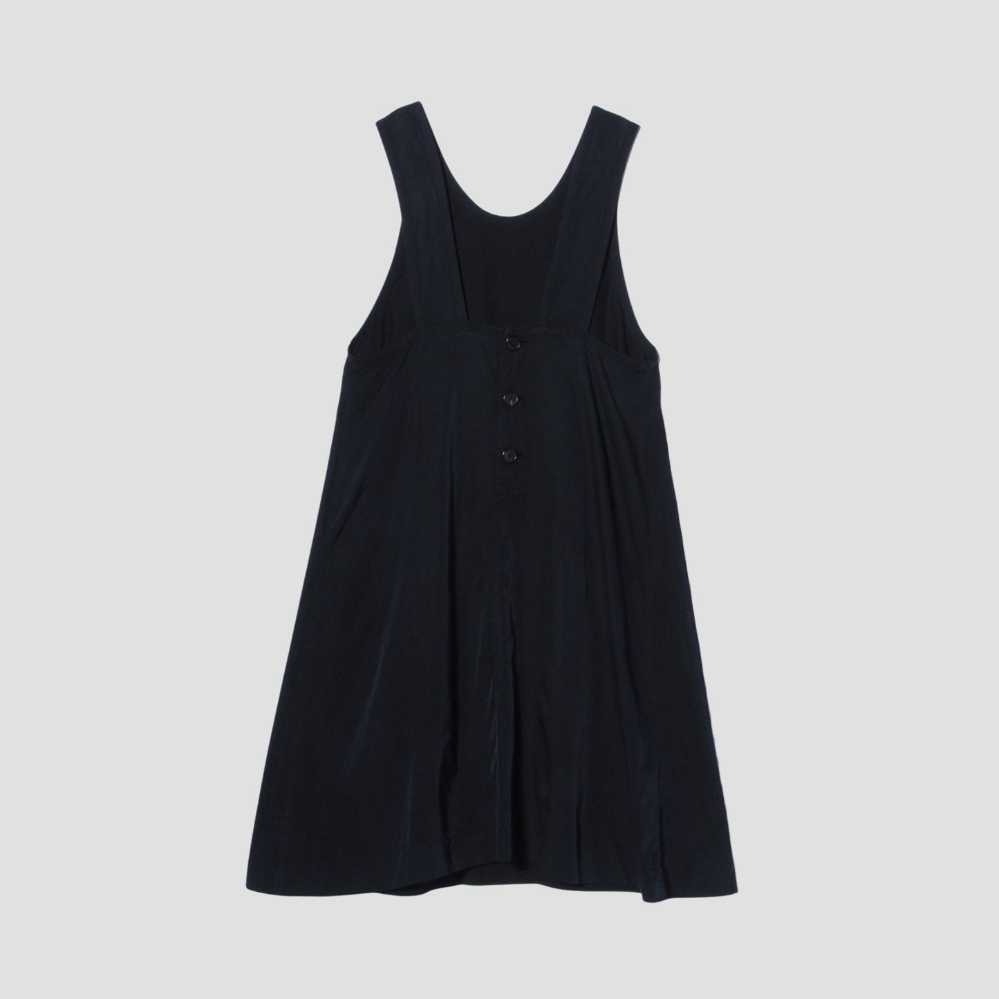 GLAZED COTTON CUPRA DRESS