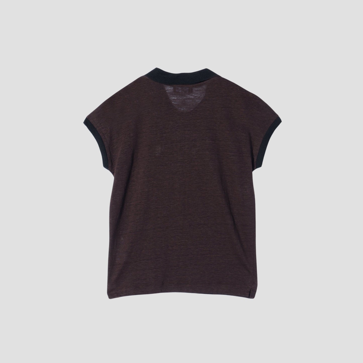 FINE LINEN JERSEY POLO