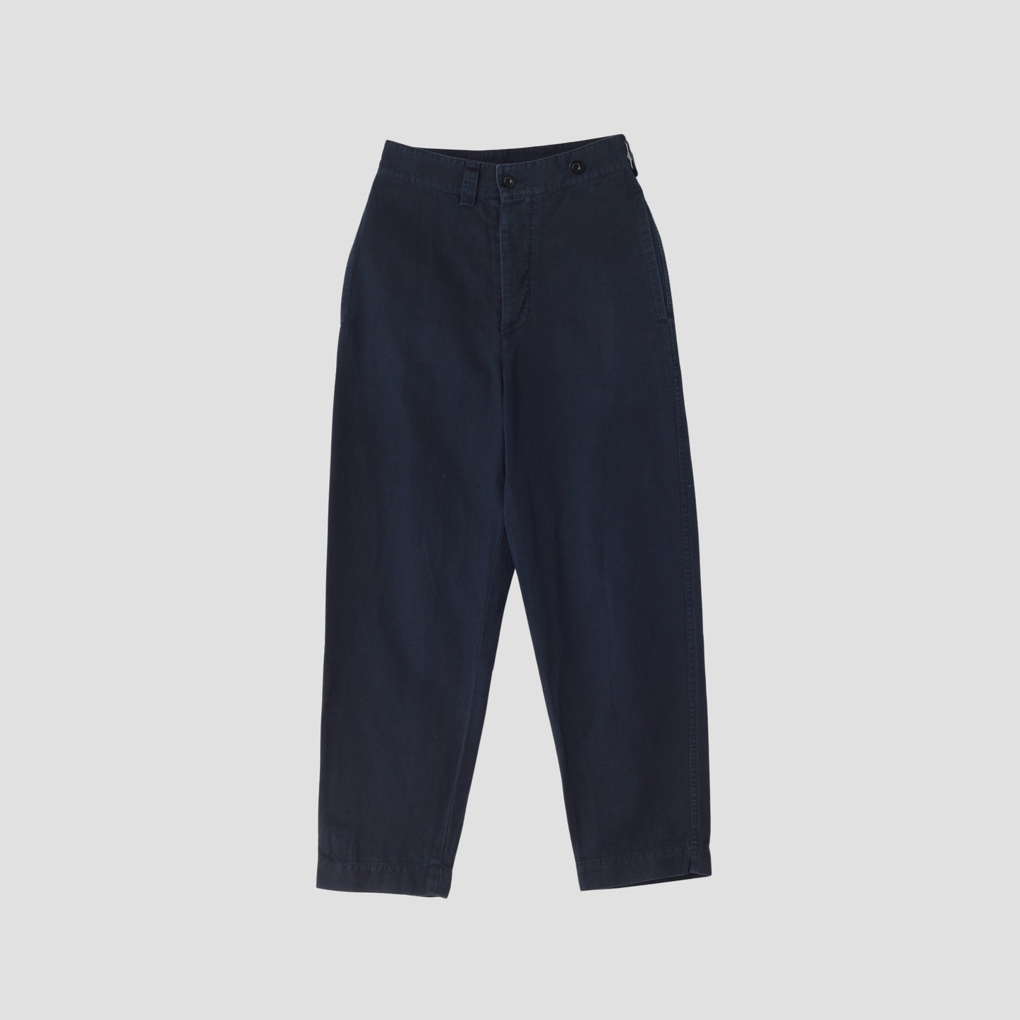 GARMENT DYE CANVAS TROUSERS