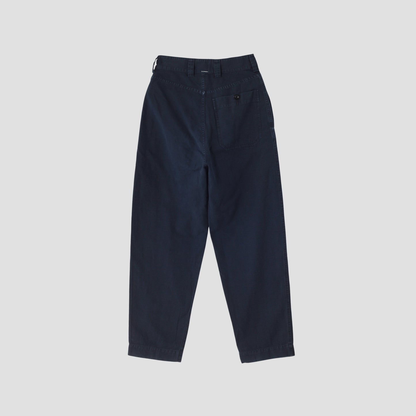 GARMENT DYE CANVAS TROUSERS