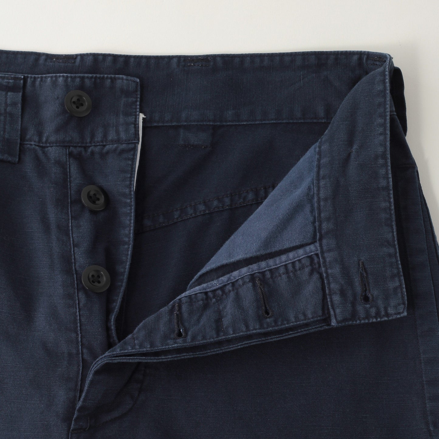 GARMENT DYE CANVAS TROUSERS