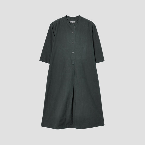 STIFF COTTON POPLIN DRESS