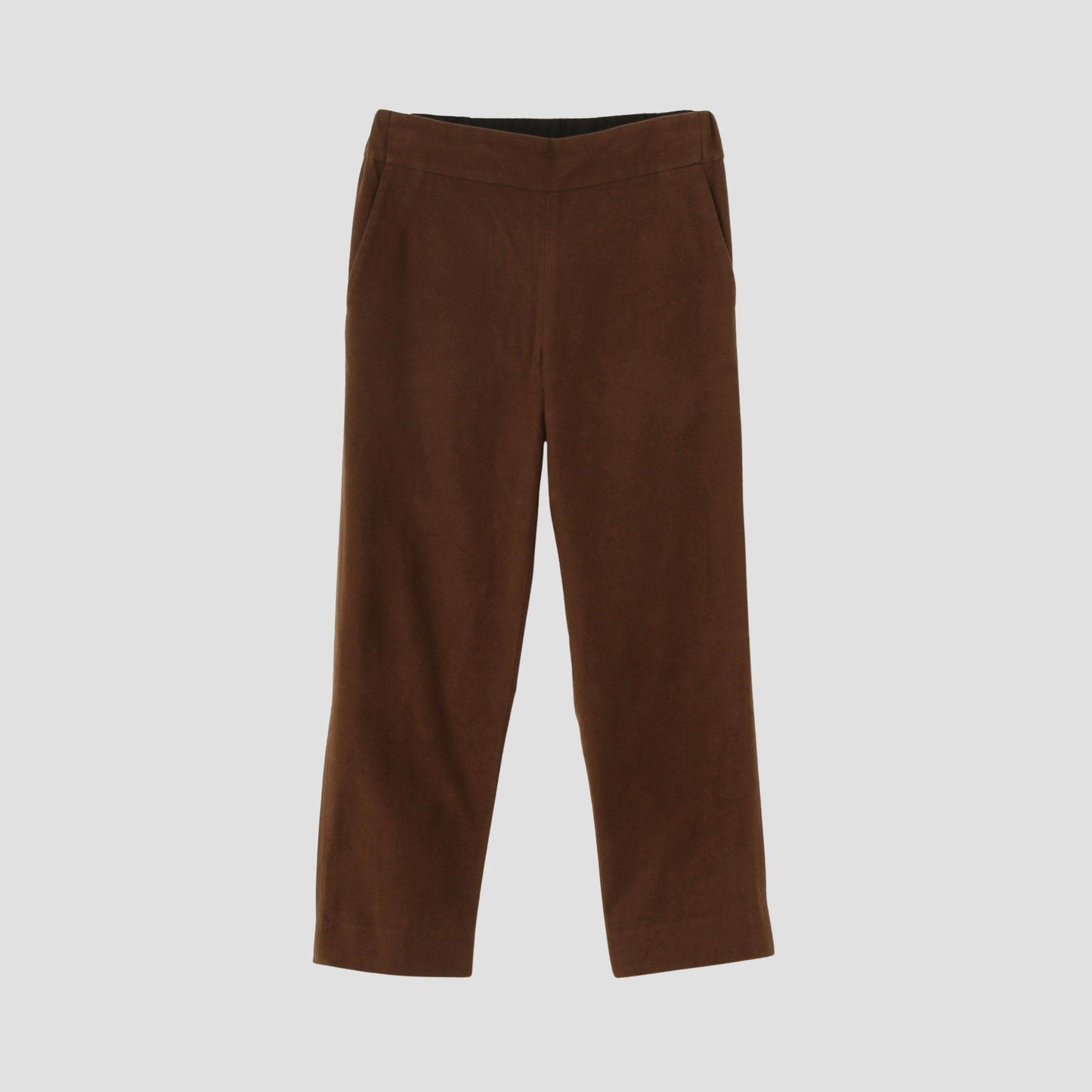 BRUSHED COTTON TWILL TROUSERS