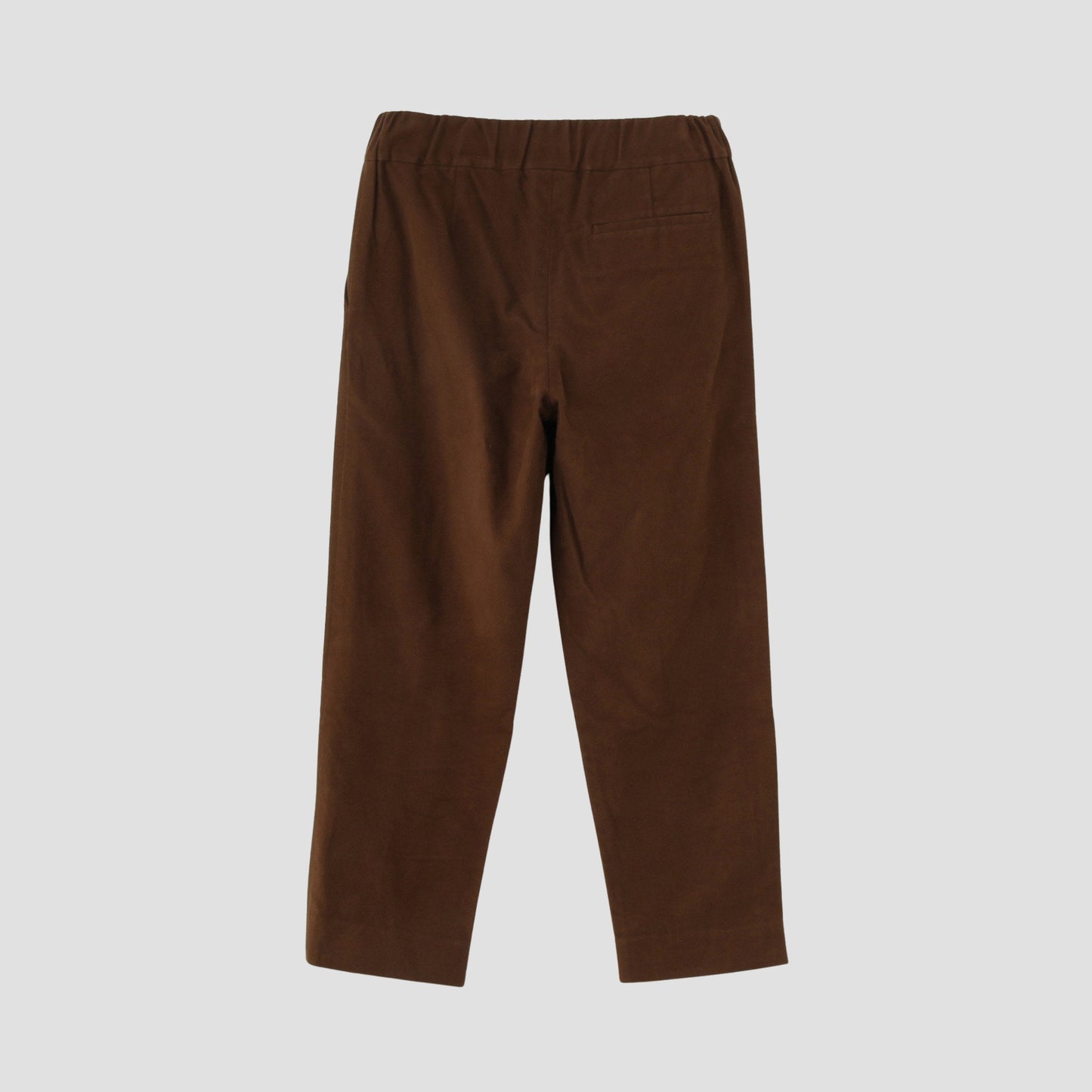 BRUSHED COTTON TWILL TROUSERS