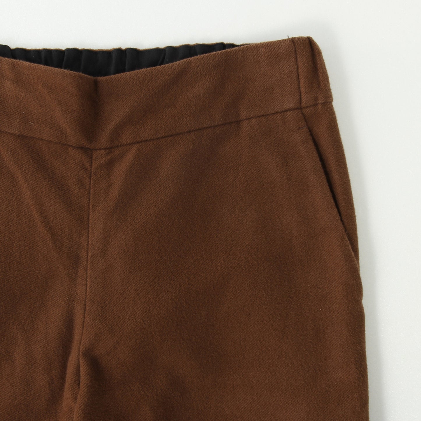 BRUSHED COTTON TWILL TROUSERS
