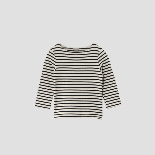 COTTON PARALLEL STRIPE JERSEY