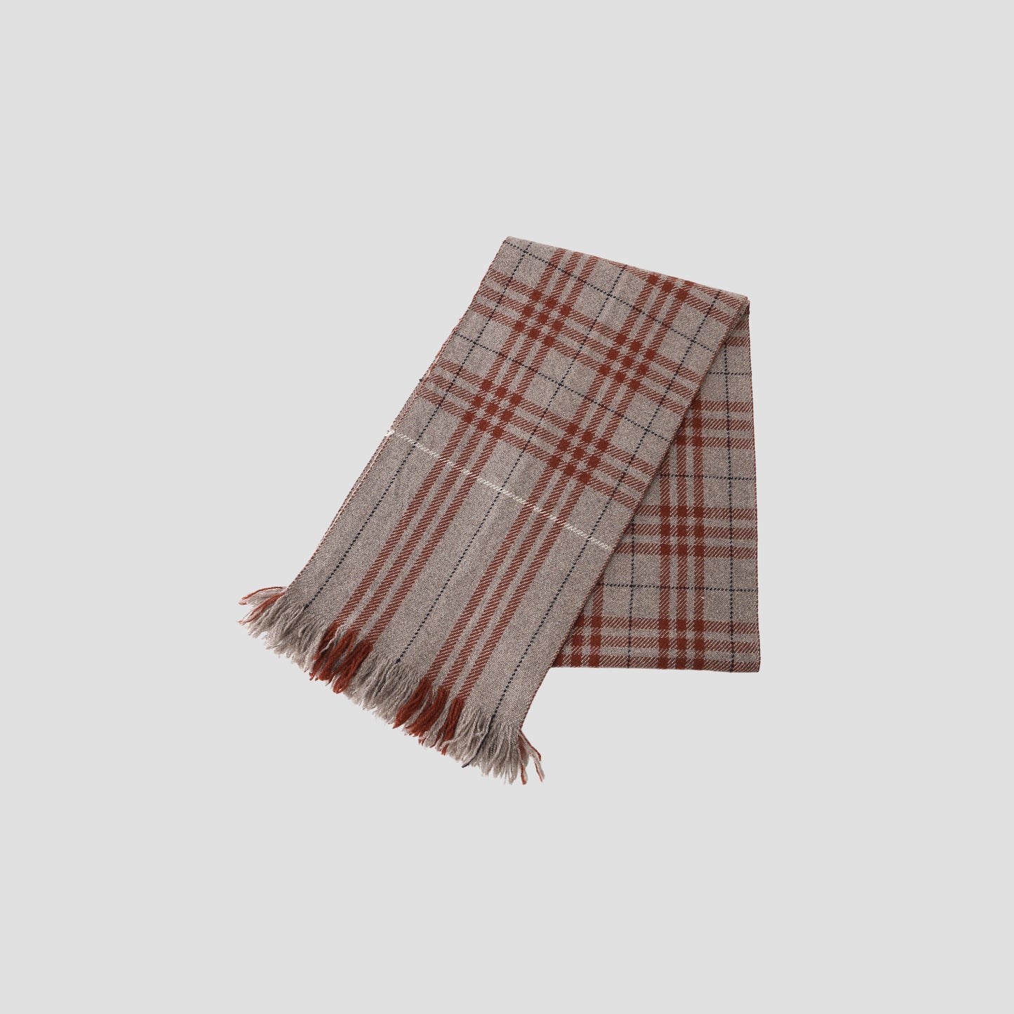 IRREGULAR CHECK SCARF