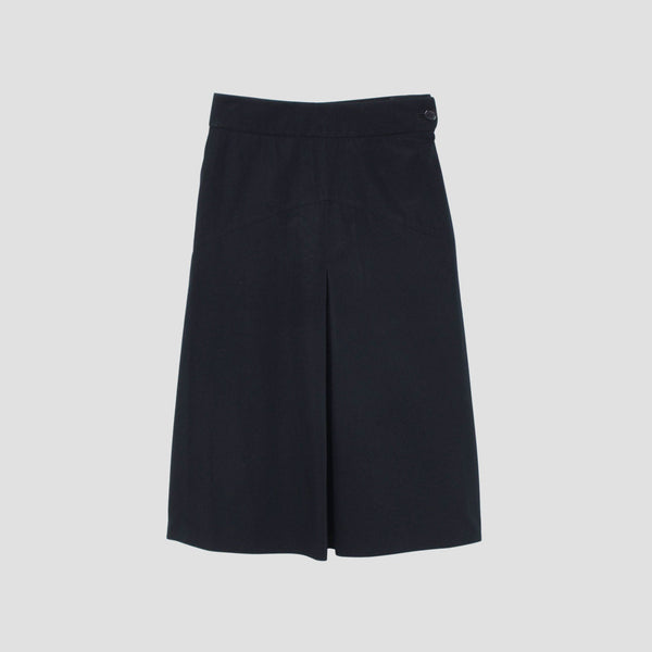 GLAZED COTTON CUPRA SKIRT