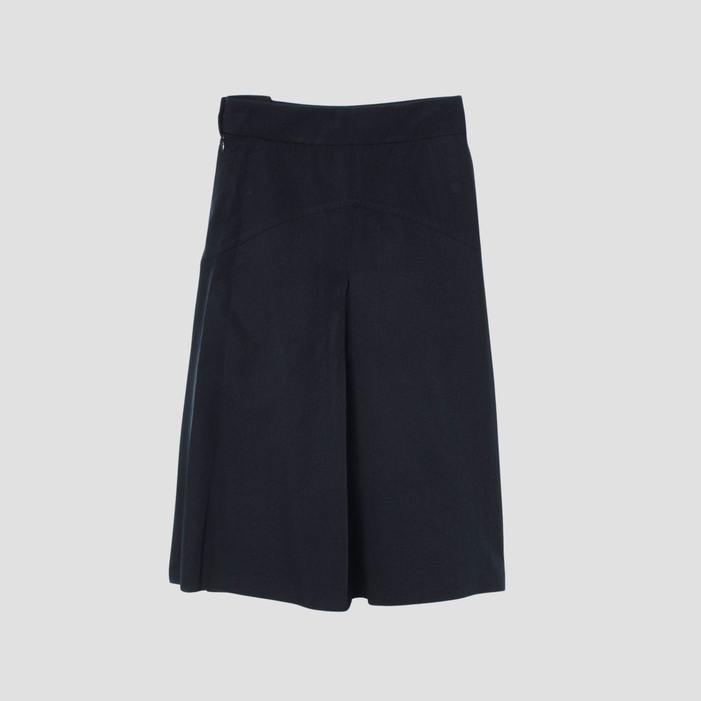 GLAZED COTTON CUPRA SKIRT