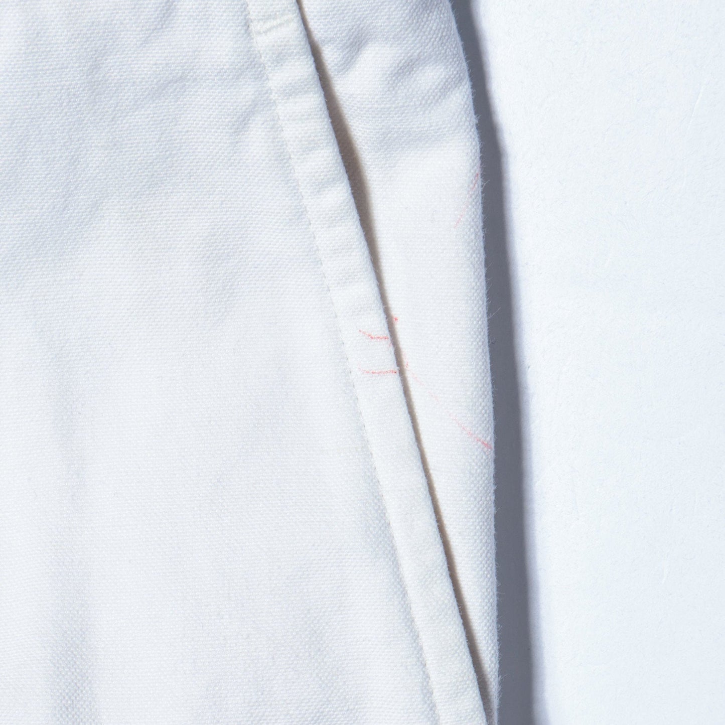 COTTON LINEN CANVAS TROUSERS