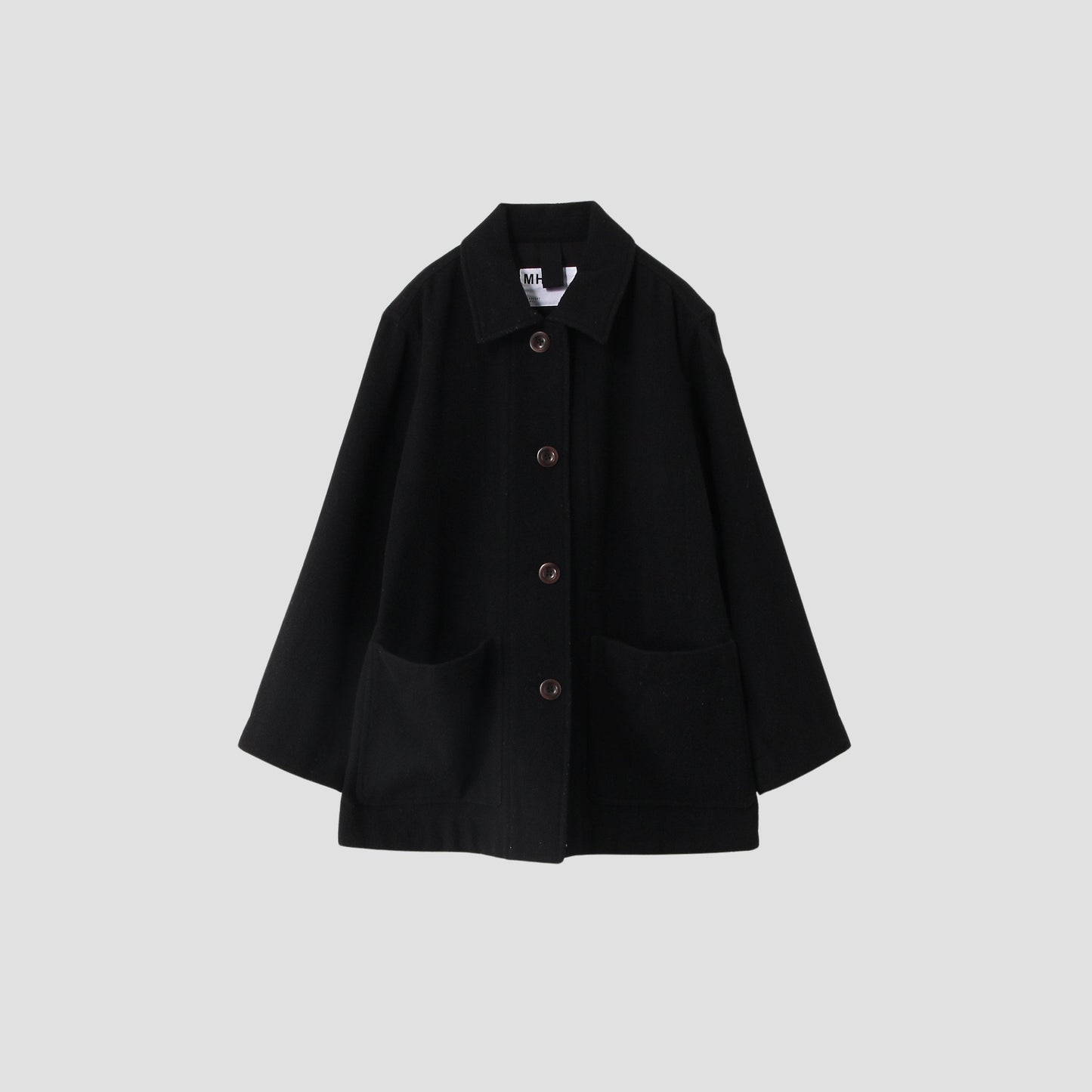 FELTED SHETLAND WOOL BLOUSON