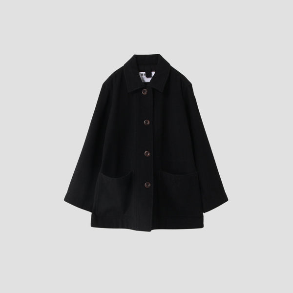 FELTED SHETLAND WOOL BLOUSON