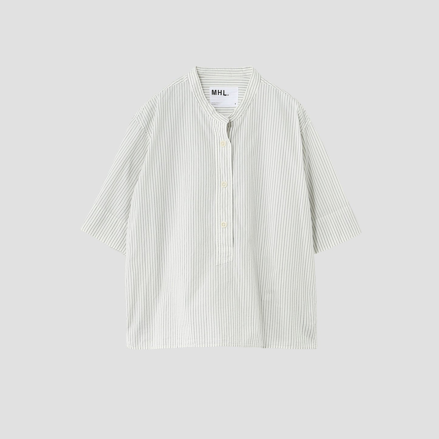 HIGHTWISTED COTTON STRIPE SHIRT