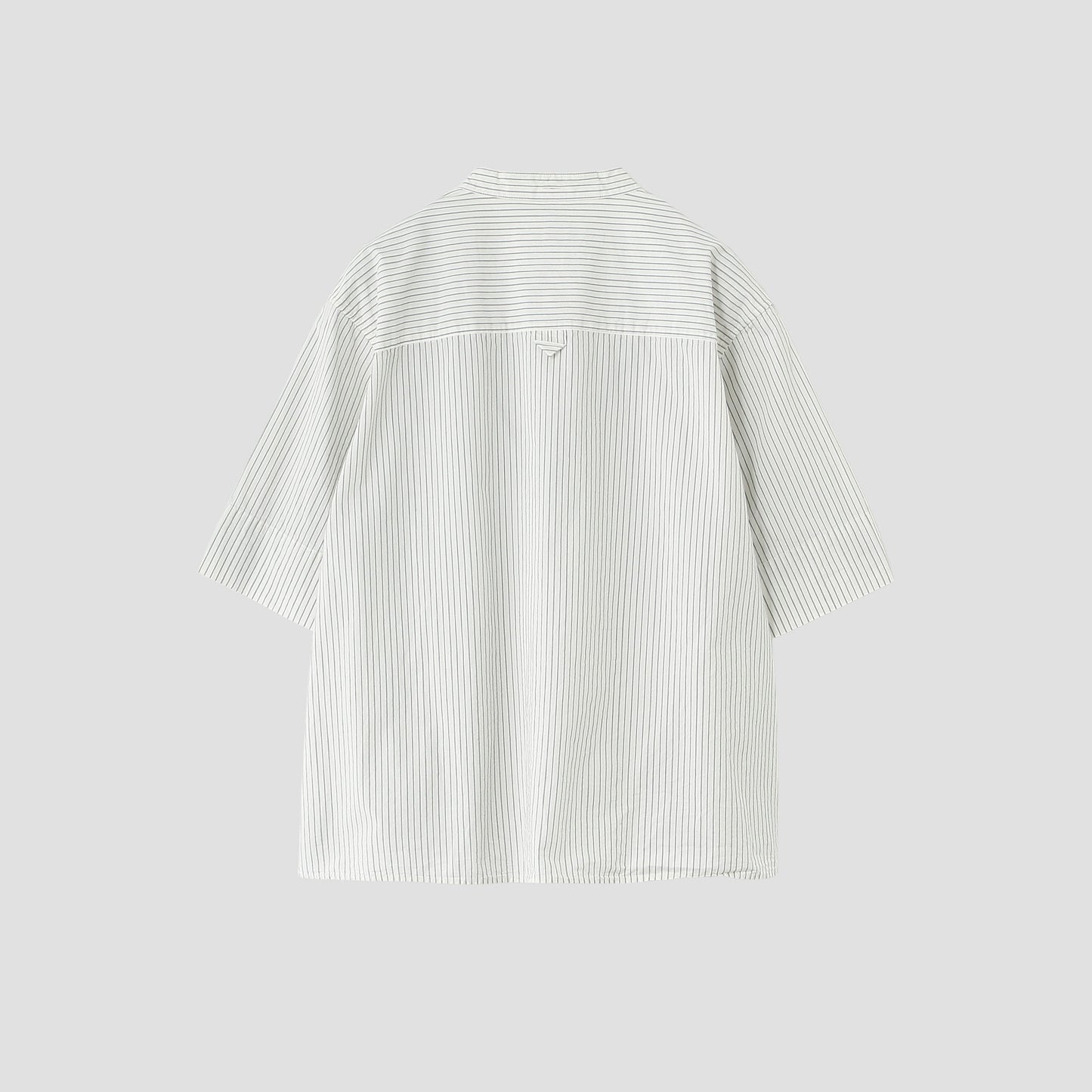 HIGHTWISTED COTTON STRIPE SHIRT