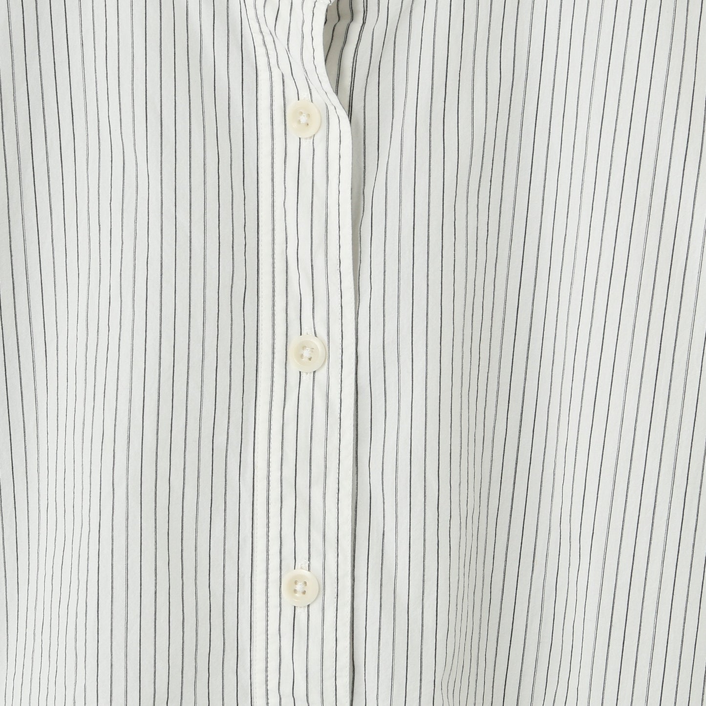 HIGHTWISTED COTTON STRIPE SHIRT