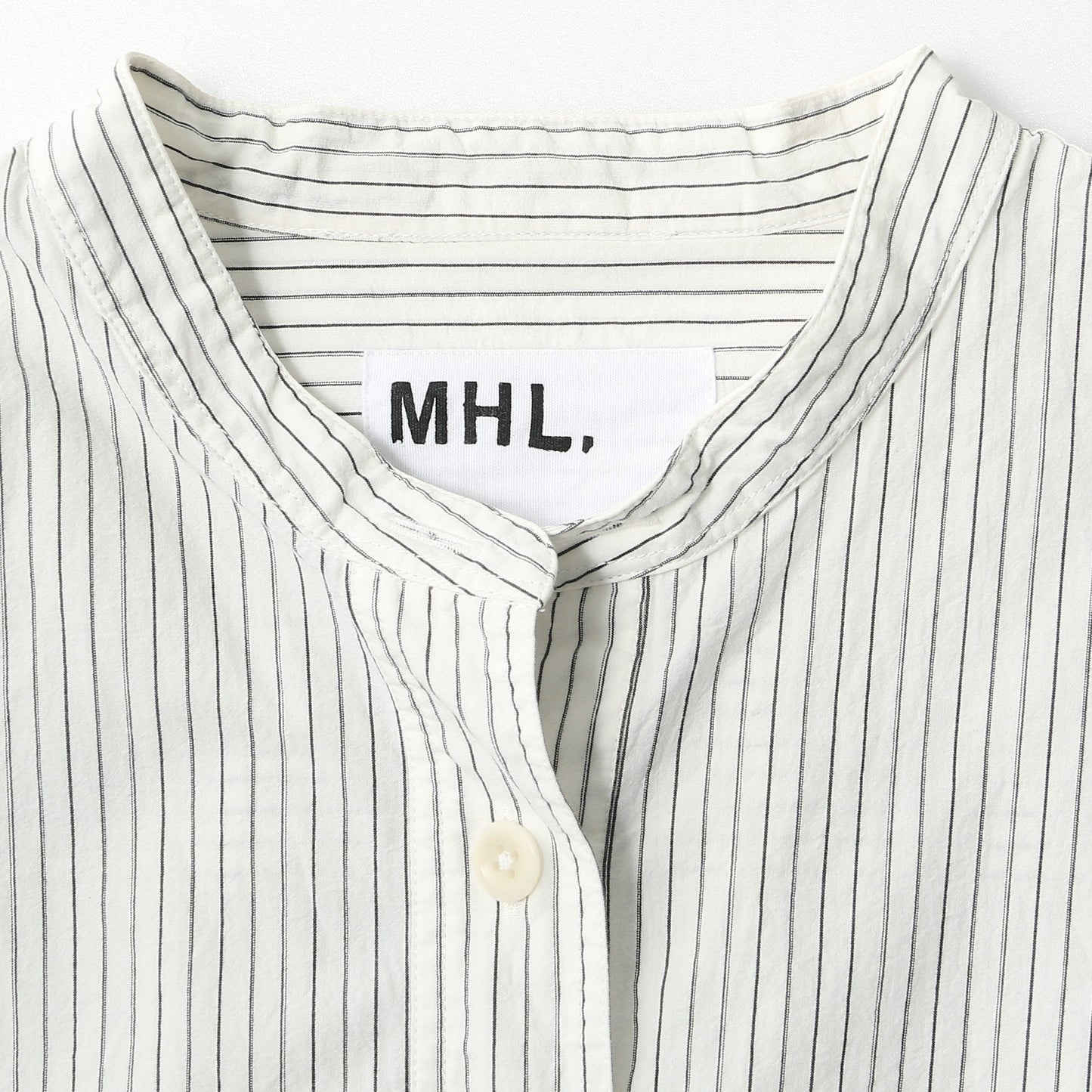 HIGHTWISTED COTTON STRIPE SHIRT