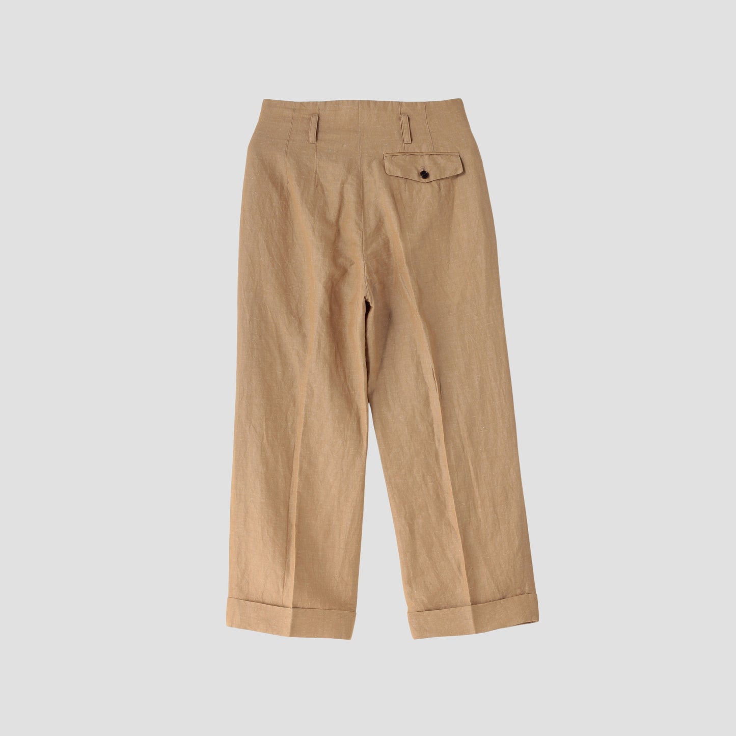 LINEN COTTON TROUSERS