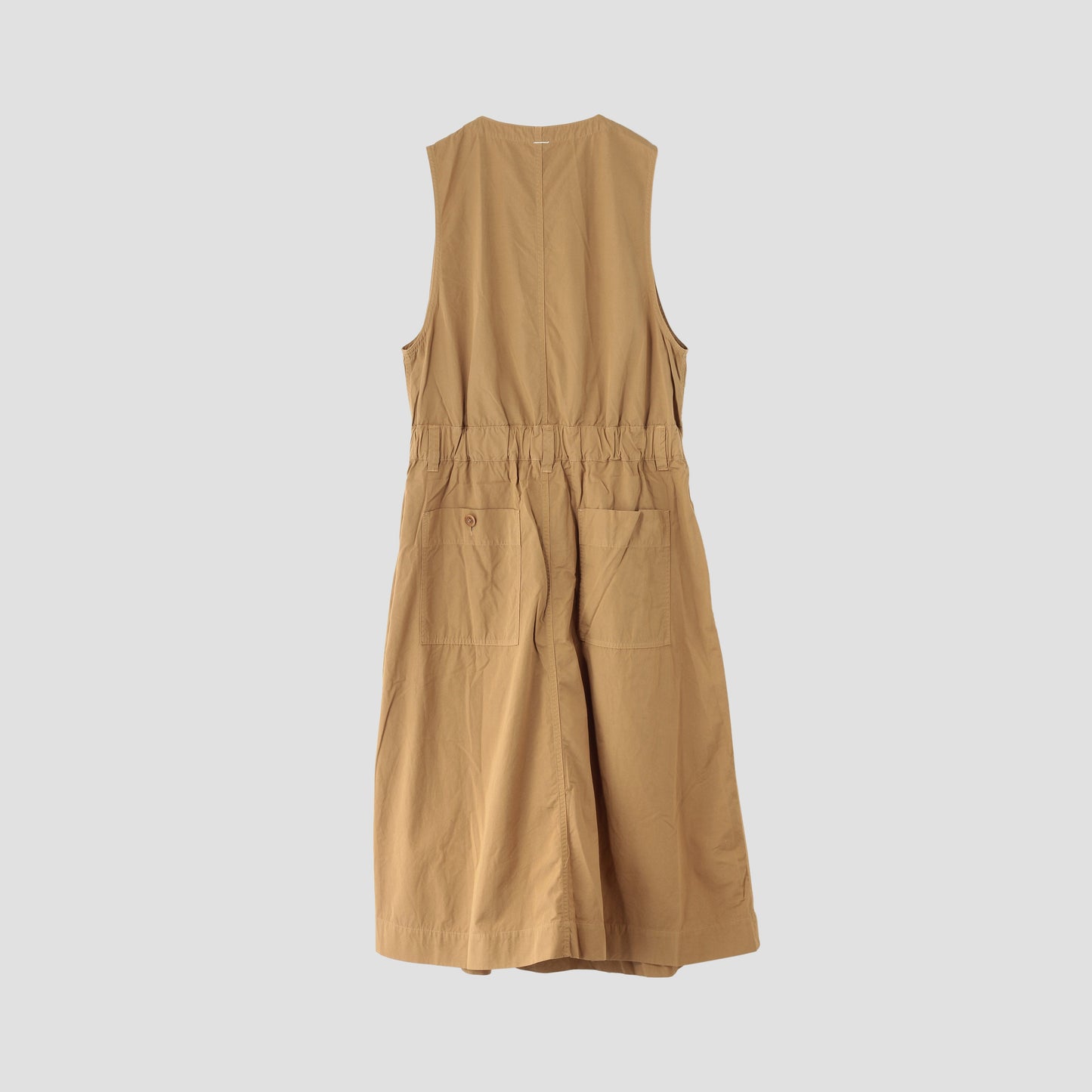 FINE COMPACT COTTON POPLIN DRESS