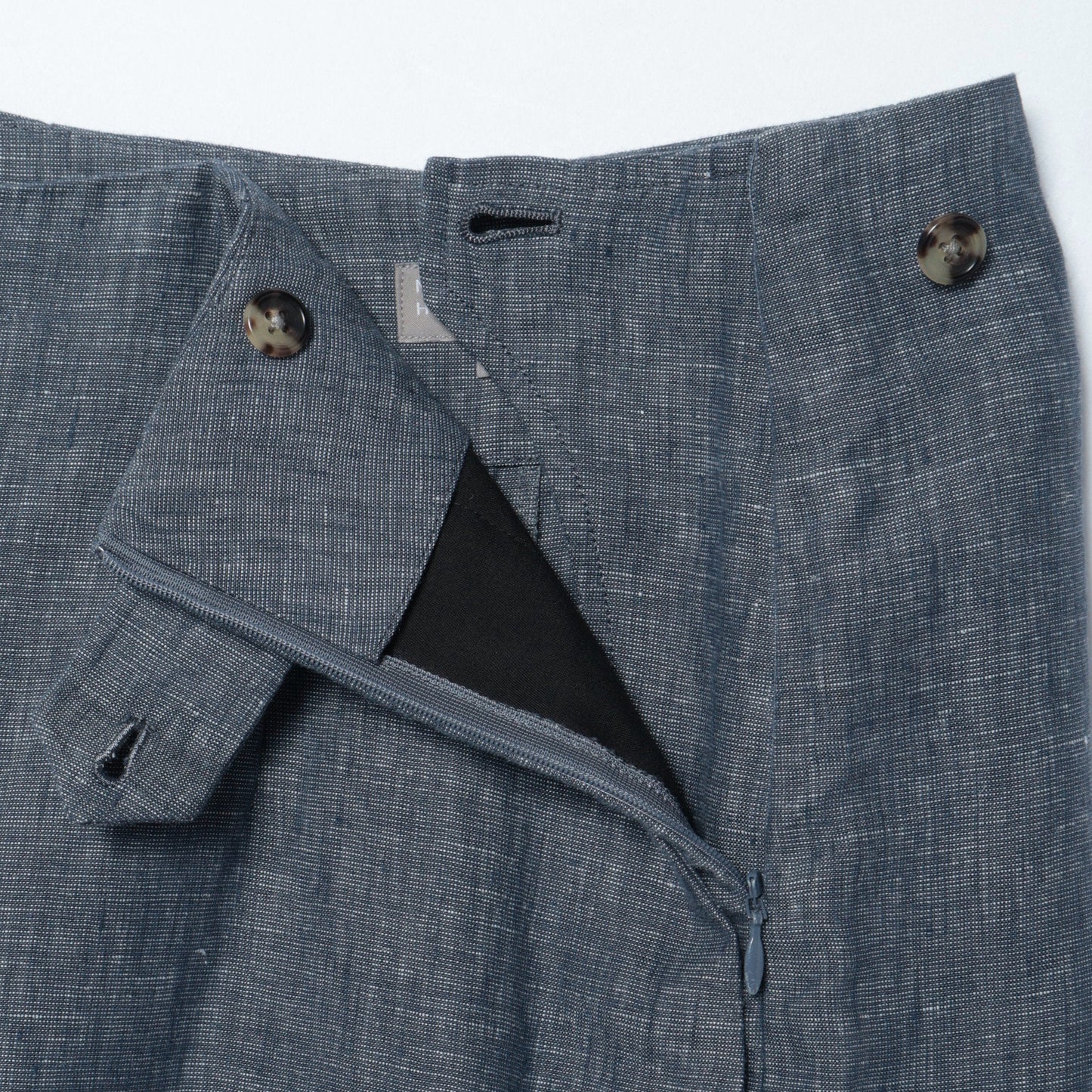 LINEN CHAMBRAY TROUSERS