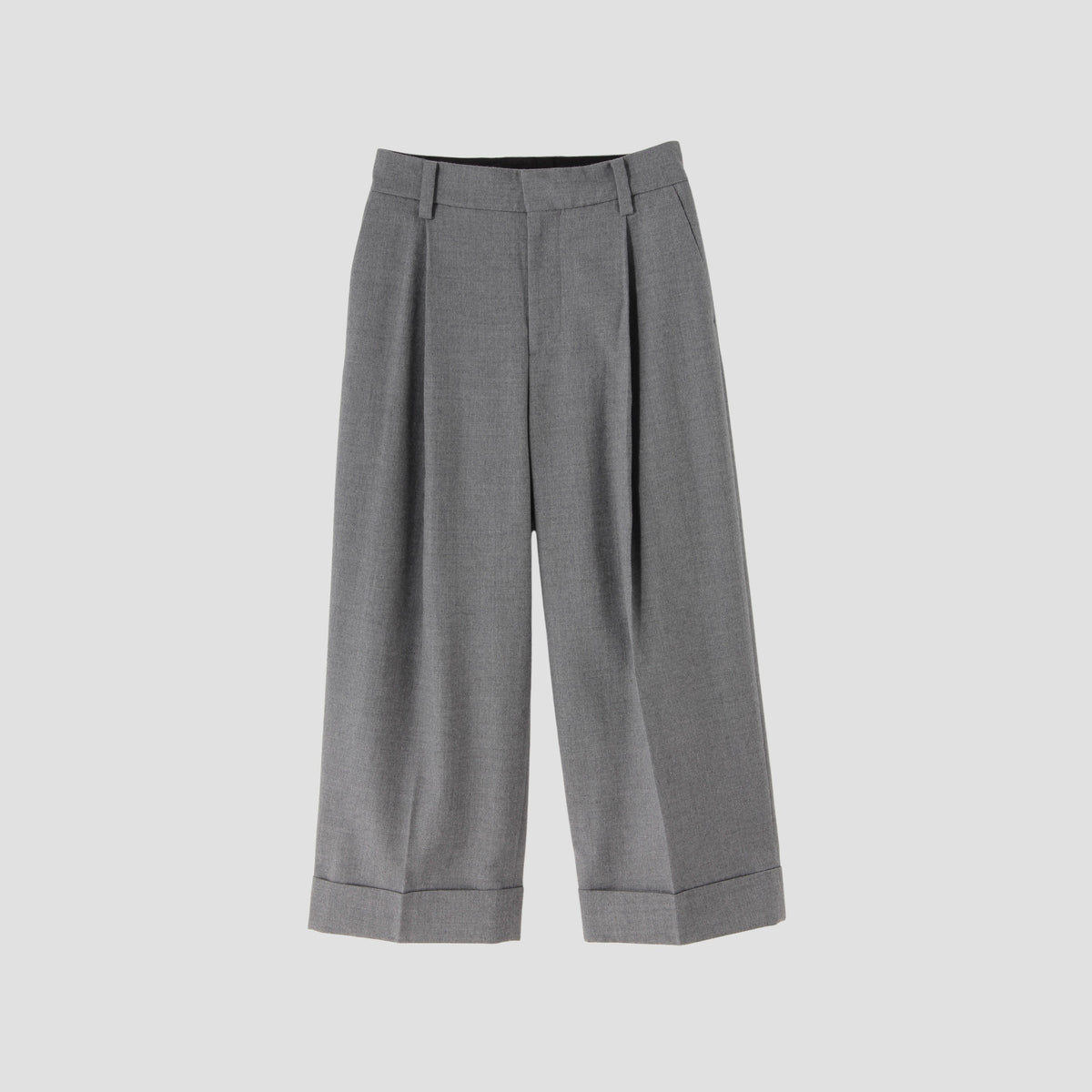 FLANNEL WOOL TROUSERS