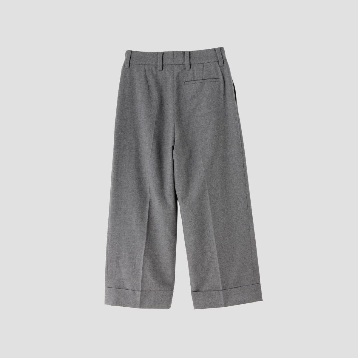 FLANNEL WOOL TROUSERS