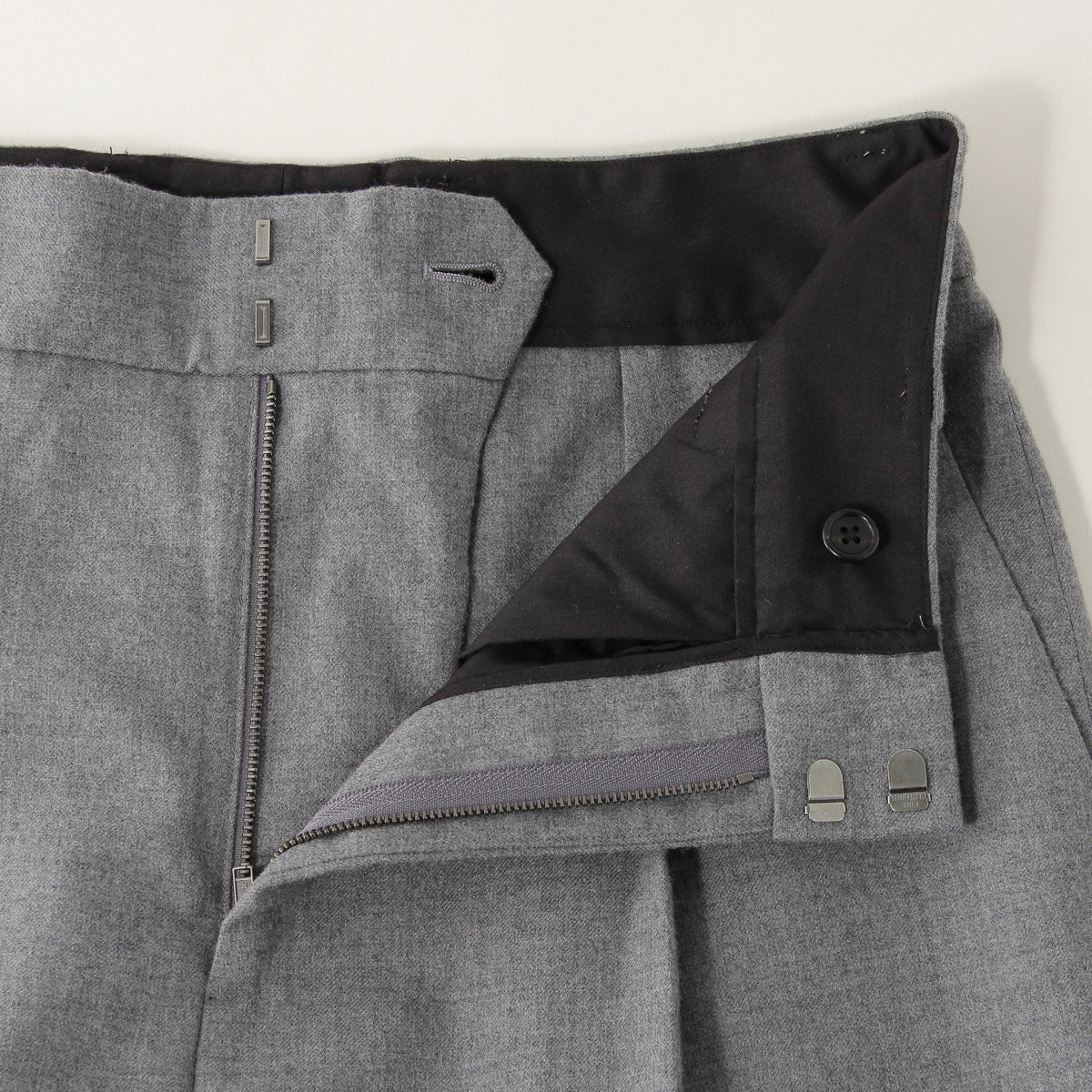 FLANNEL WOOL TROUSERS