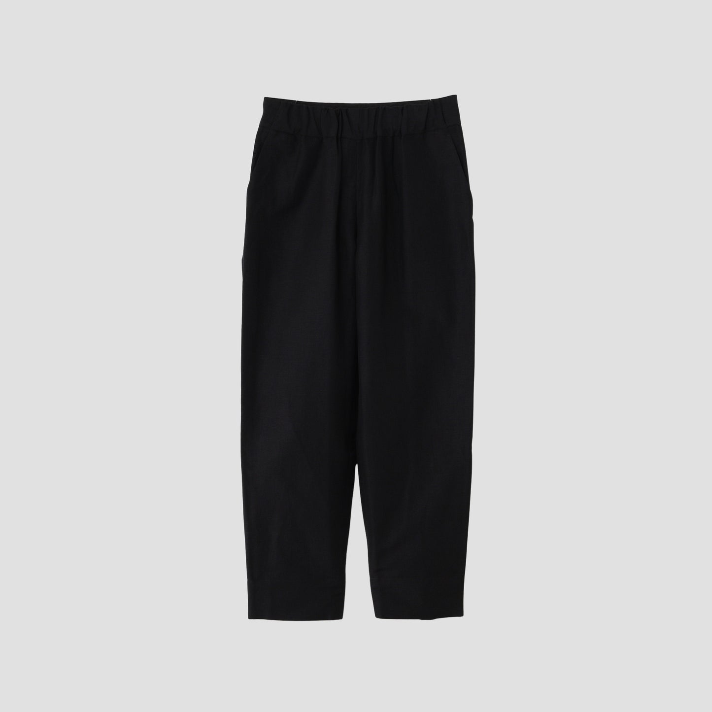 PLAINWEAVE WOOL LINEN TROUSERS