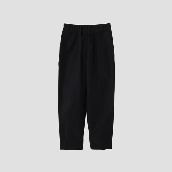PLAINWEAVE WOOL LINEN TROUSERS