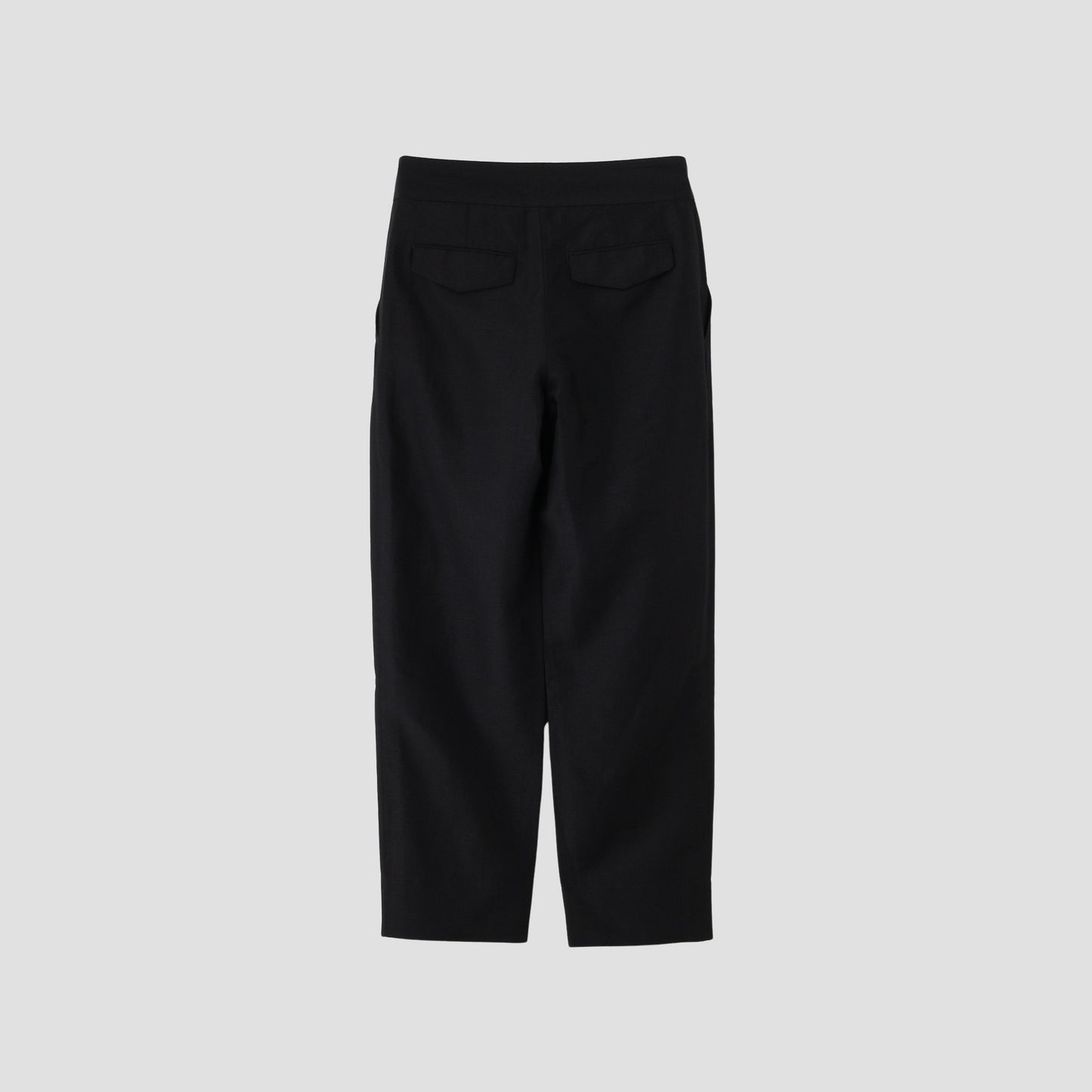 PLAINWEAVE WOOL LINEN TROUSERS