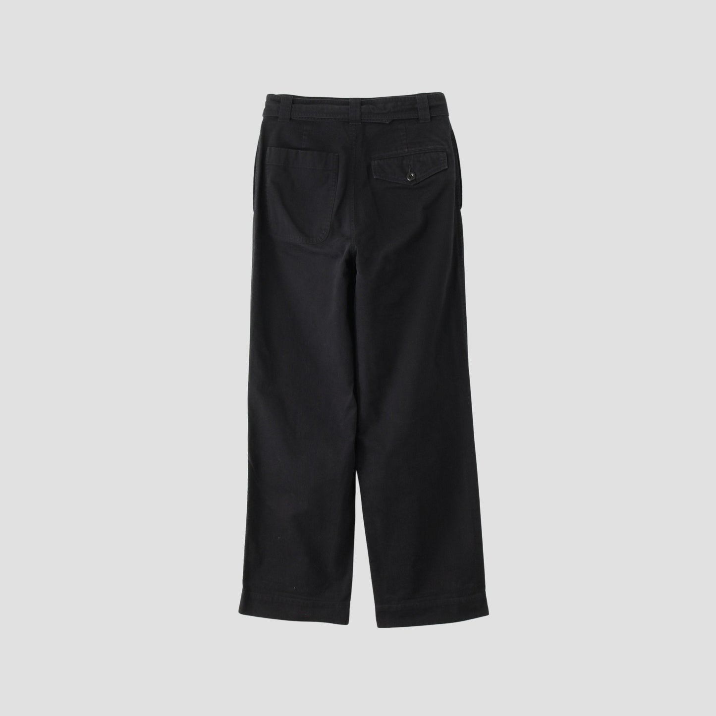 BRUSHED COTTON TWILL TROUSERS