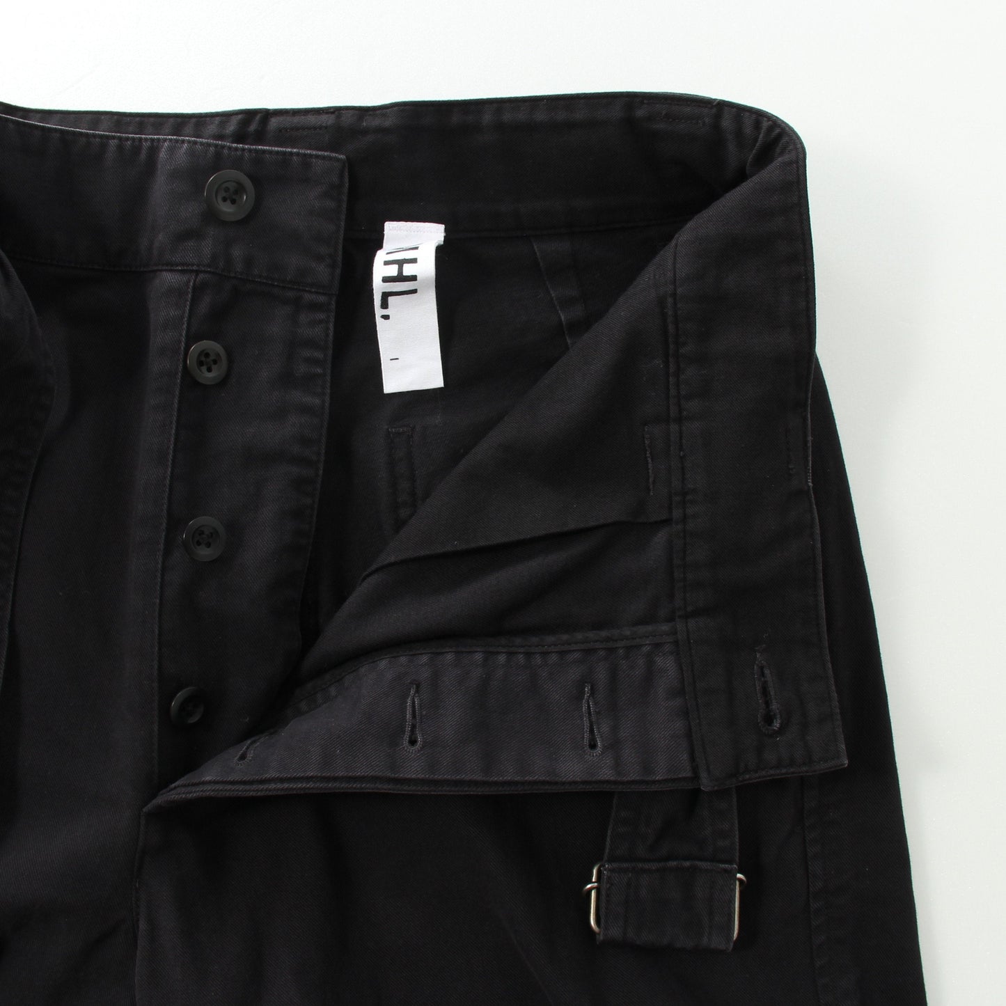 BRUSHED COTTON TWILL TROUSERS
