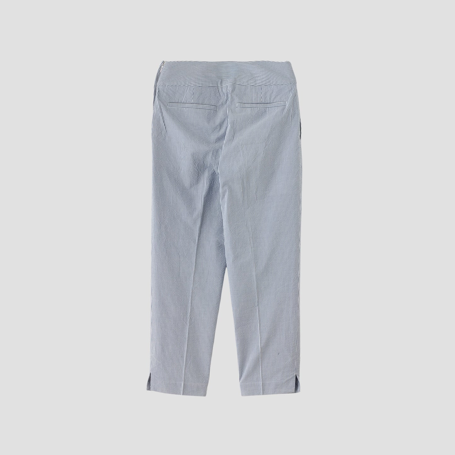 STRETCHED SEERSUCKER TROUSERS