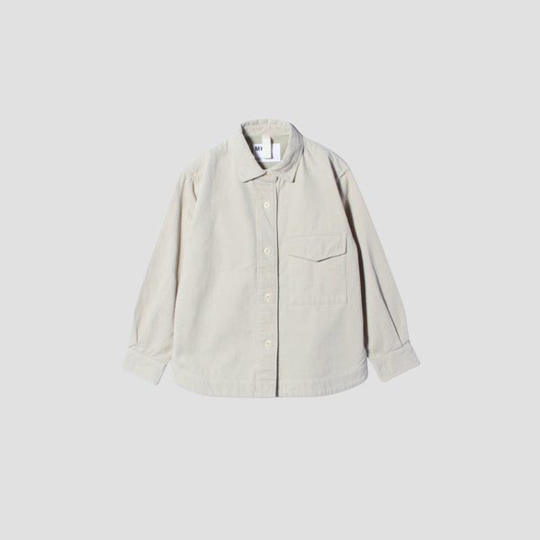 DRY COTTON NEEDLECORD SHIRT