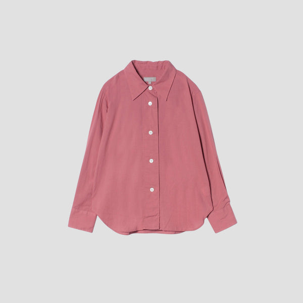 PIECE DYED WASHED COTTON SHIRT