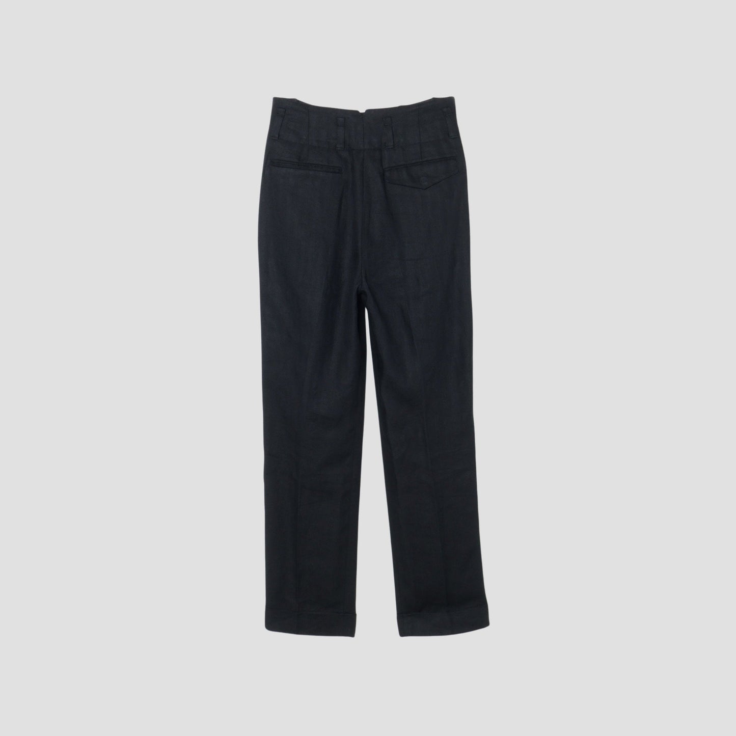 CLEAN HERRINGBONE TROUSERS