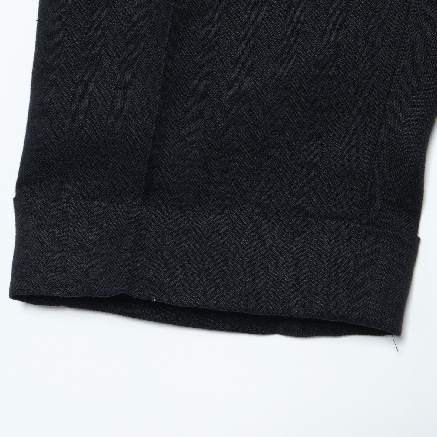 CLEAN HERRINGBONE TROUSERS