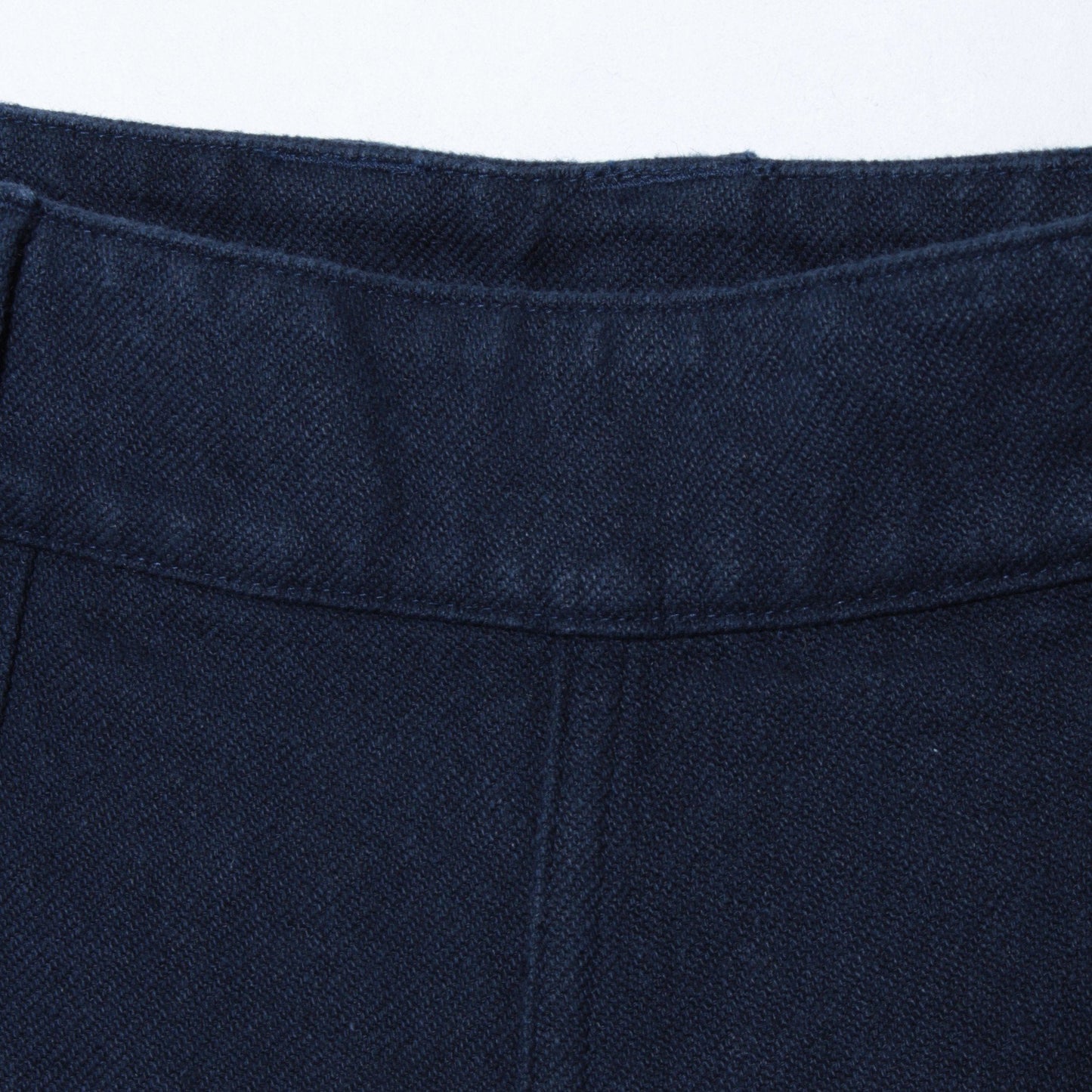 WORN LINEN COTTON DRILL TROUSERS