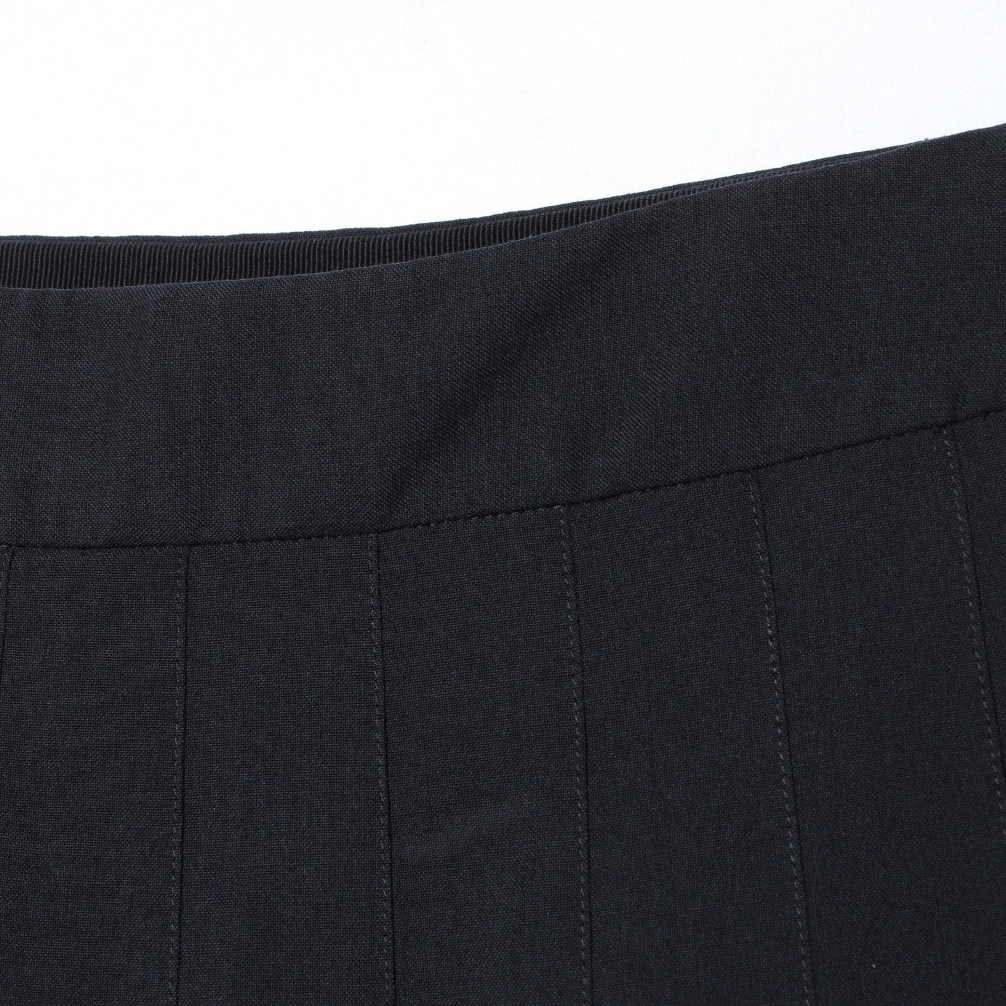 FINE WOOL POPLIN SKIRT