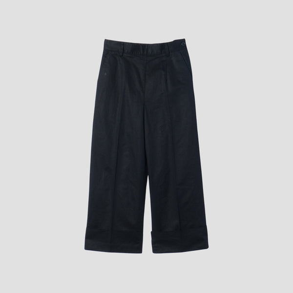 LIGHT COTTON LINEN TWILL TROUSERS