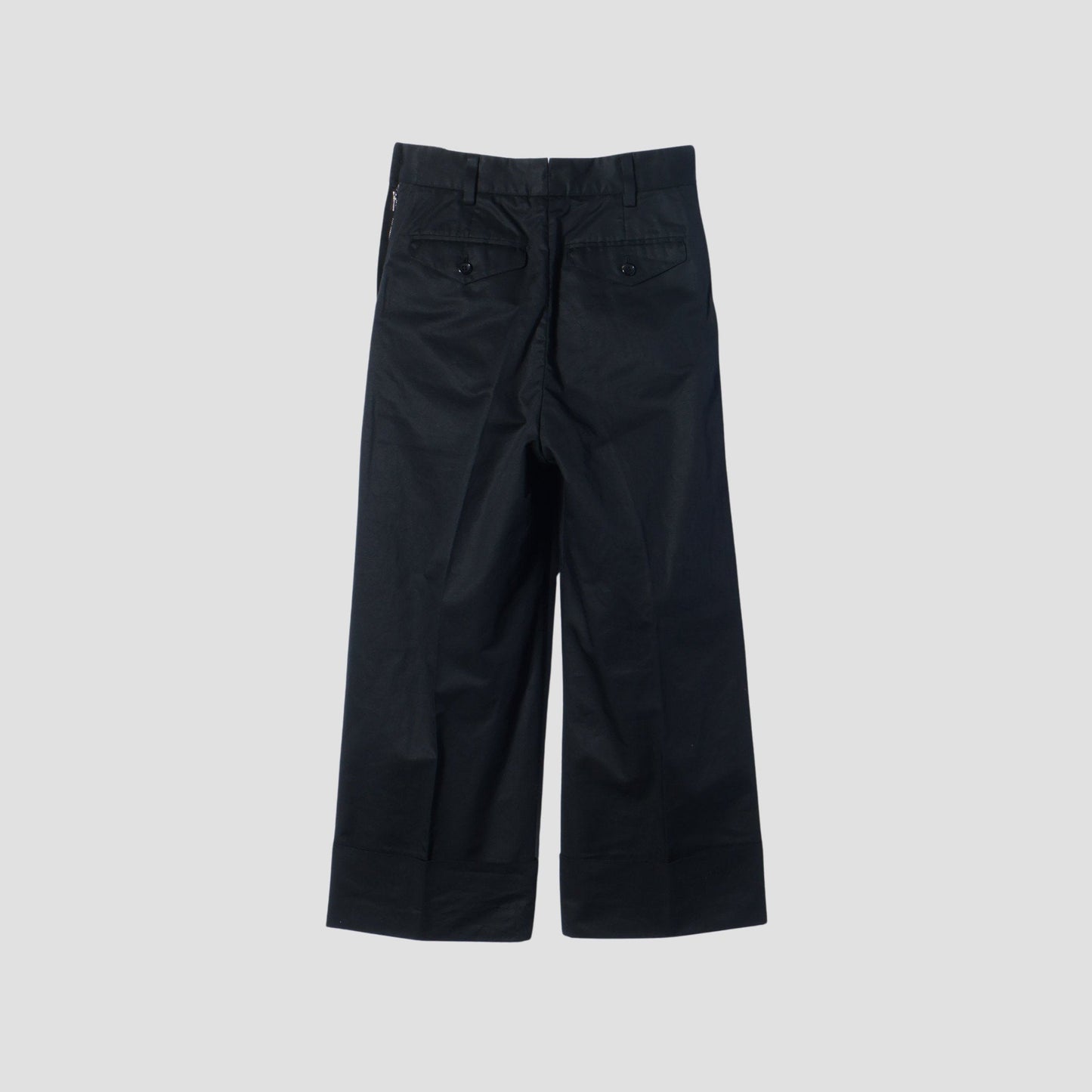 LIGHT COTTON LINEN TWILL TROUSERS