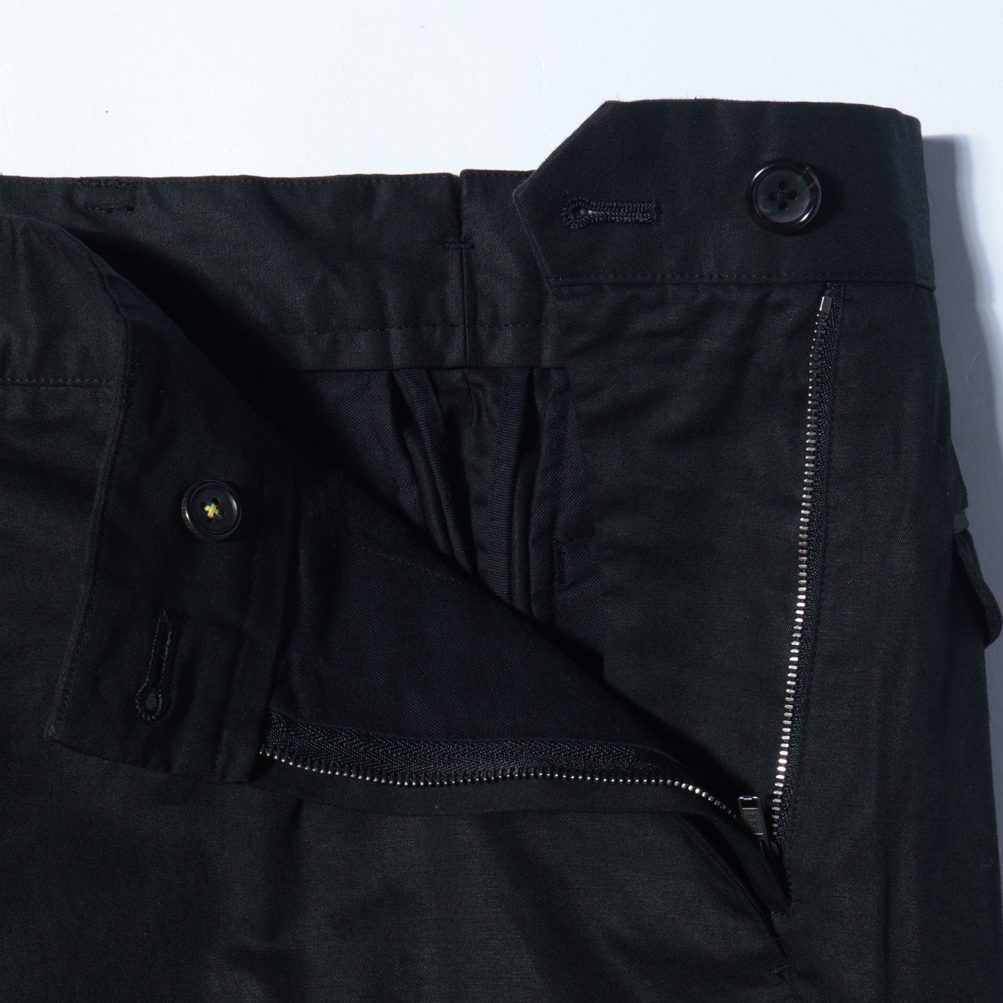 LIGHT COTTON LINEN TWILL TROUSERS