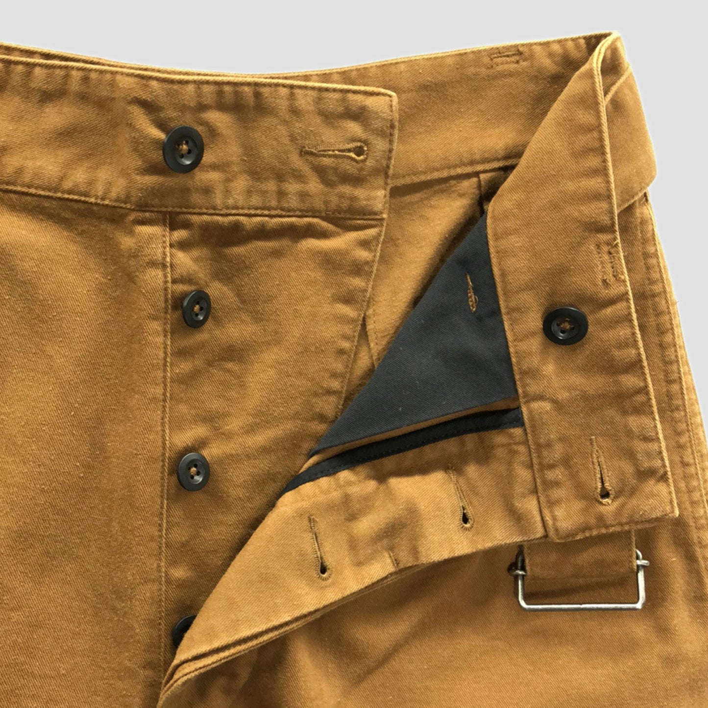 WASHED COTTON DRILL TROUSERS