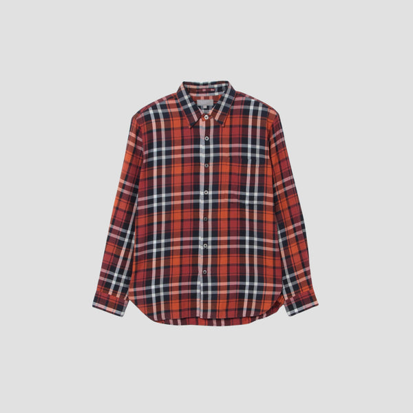 ORANGE TARTAN SHIRT