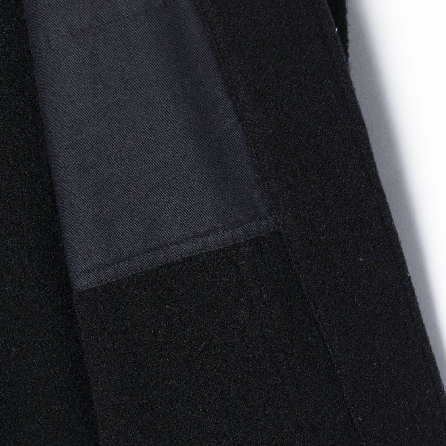 FELTED WOOL TWILL BLOUSON