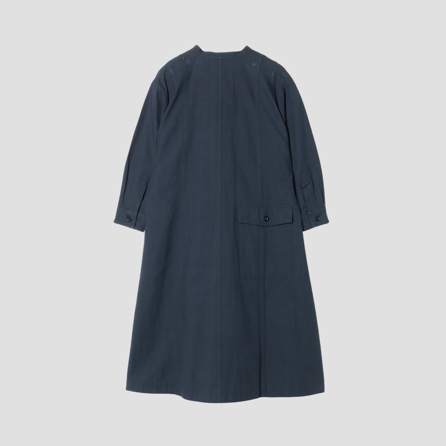 WORN COTTON WOOL TWILL DRESS