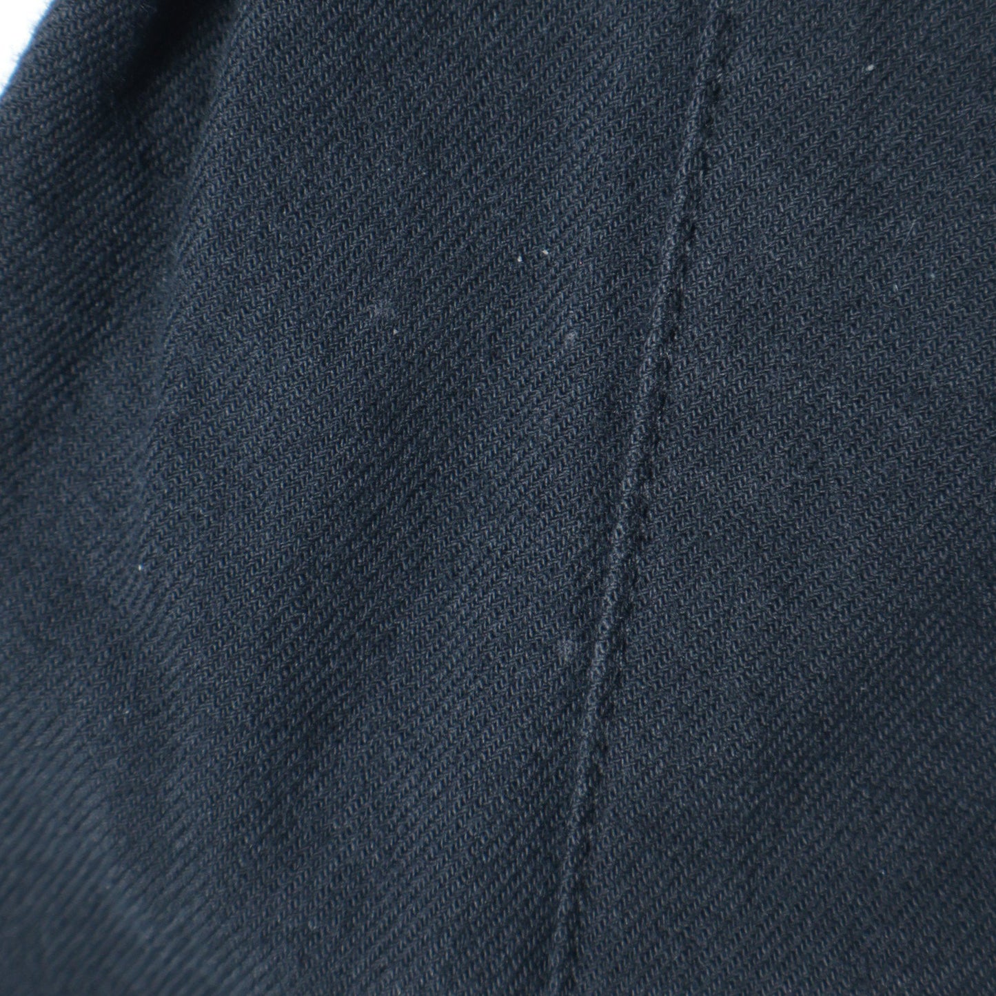WORN COTTON WOOL TWILL DRESS