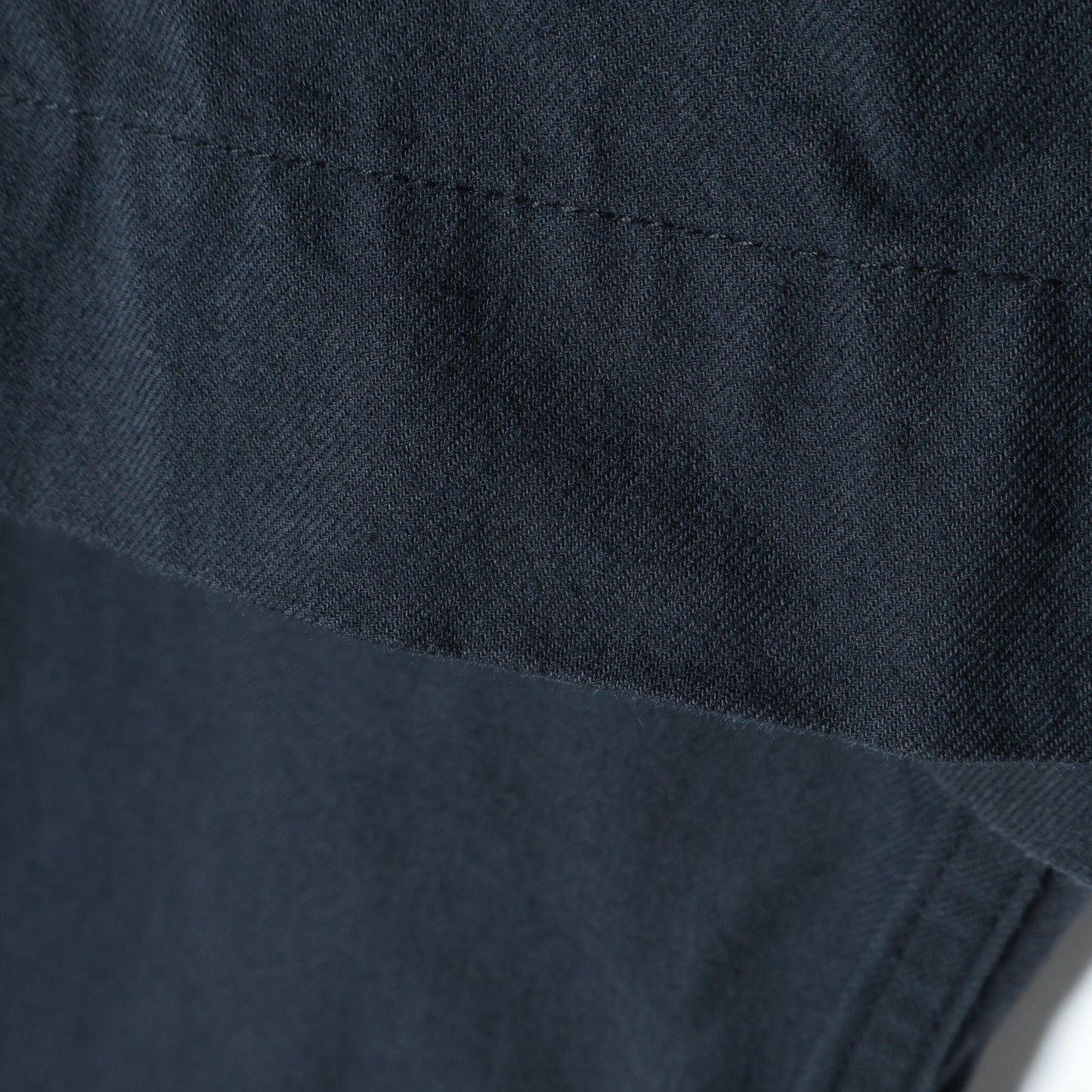 WORN COTTON WOOL TWILL DRESS