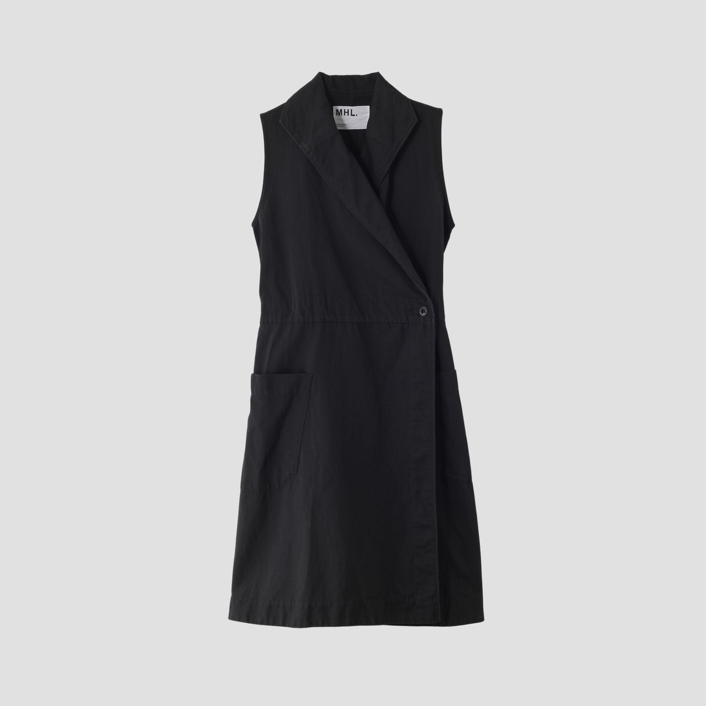 COTTON LINEN DRILL DRESS