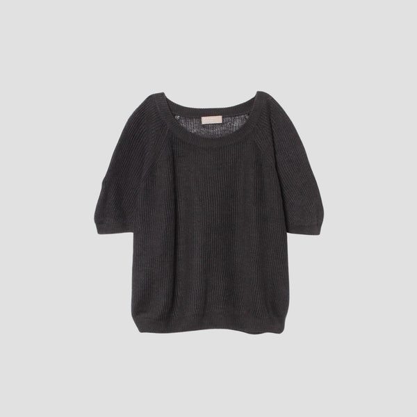 RIBBED LINEN KNIT