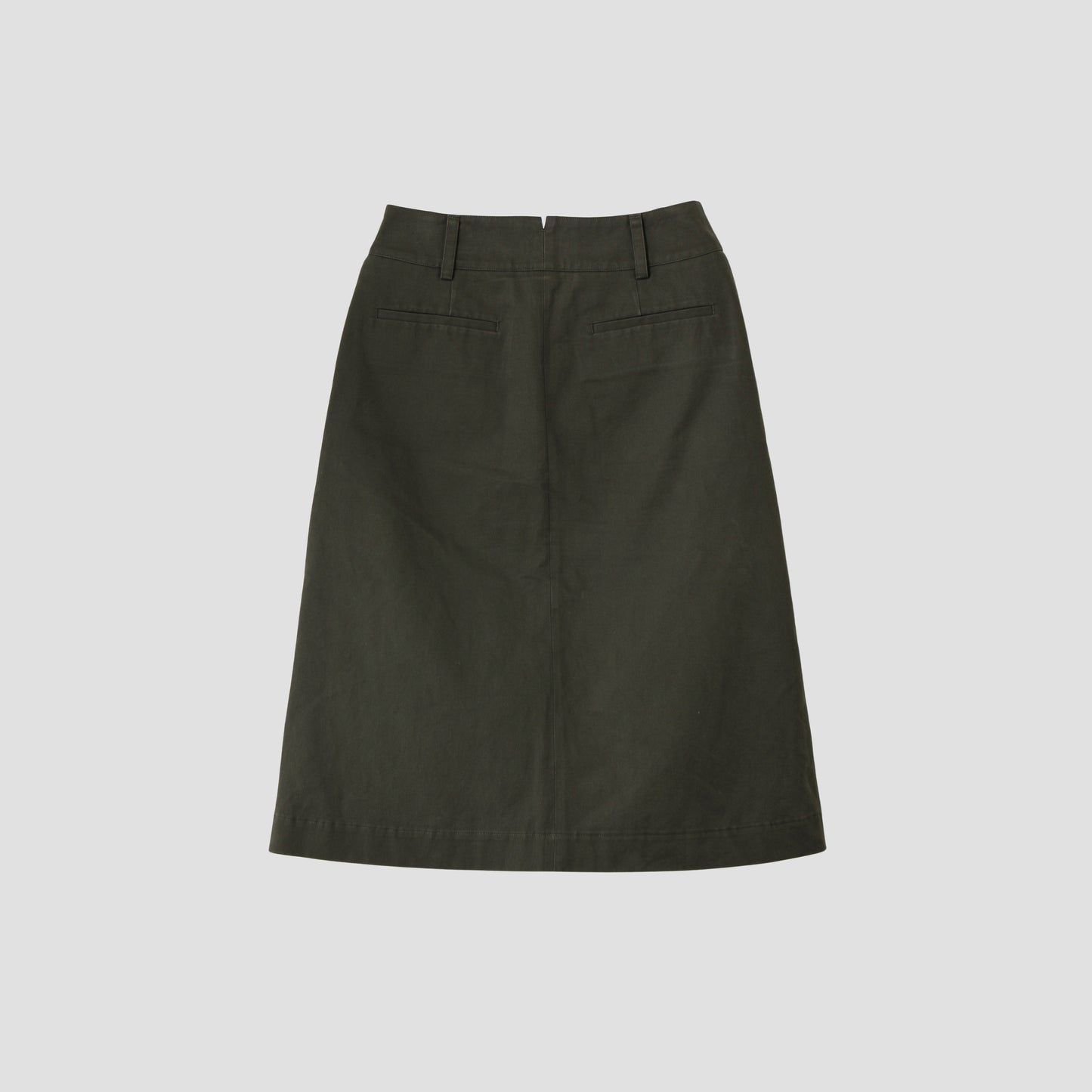 BRUSHED COTTON LINEN SKIRT